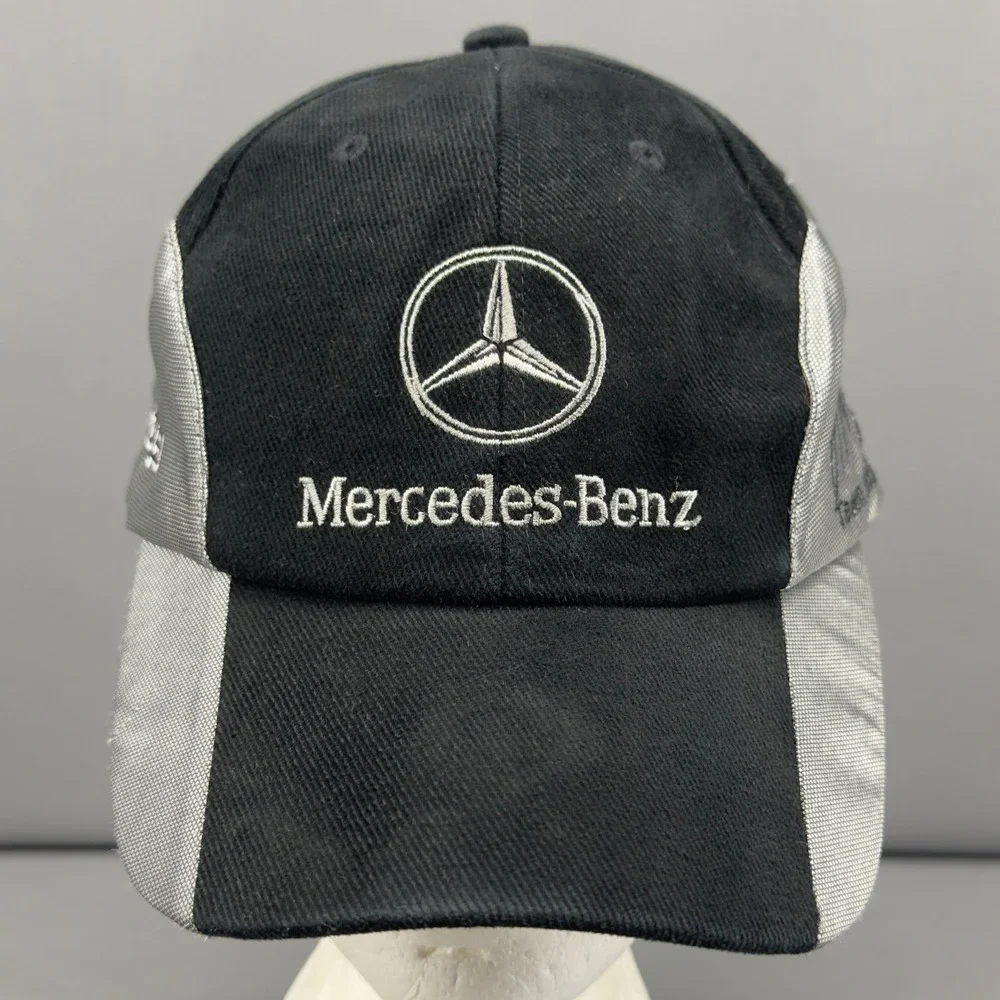 Mercedes-Benz Team McLaren F1 Juan Montoya Racing Hat‎ Black Silver Adjustable